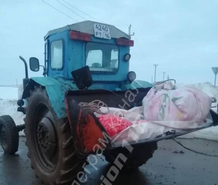 В Татарстане тело пенсионерки перевозили в морг в ковше трактора
