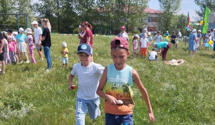 В селе Большие Салтыки Камско-Устьинского района прошел Детский Сабантуй