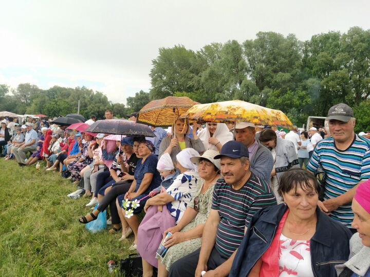 Дождь не стал помехой для Сабантуя в Клянчеево