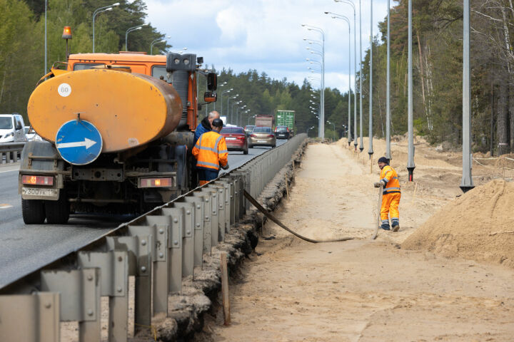 Реконструкция Горьковского шоссе поможет в борьбе с пробками на дороге