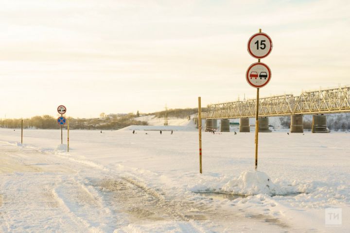 В связи с потеплением закрываются ледовые переправы в Татарстане