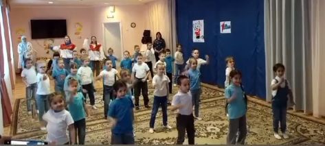 Камскоустьинские дети встречали гостей - представителей «Движения Первых»