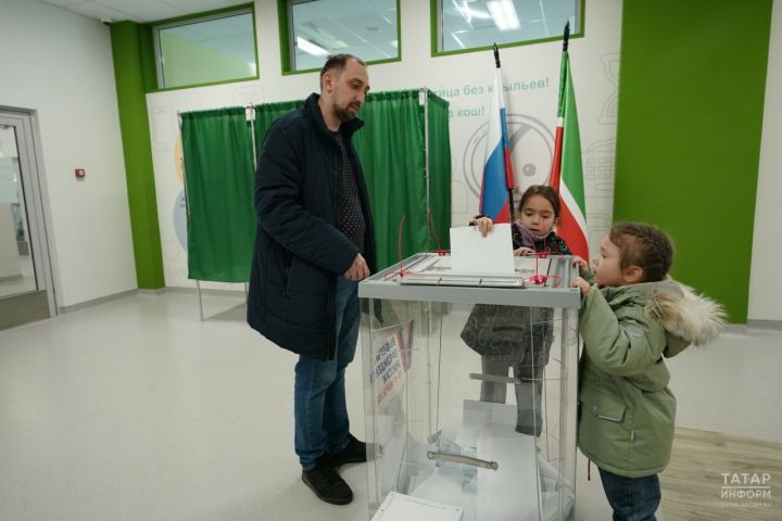 Общая явка на выборах президента РФ в Татарстане превысила 54%