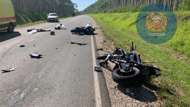 В Верхнеуслонском районе погибли три мотоциклиста