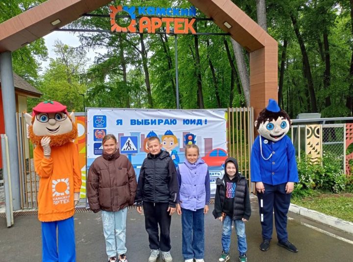 Команда Рудницкой школы выступила на республиканском этапе конкурса «Безопасное колесо»