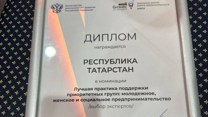 Практика Татарстана по поддержке молодежного предпринимательства признана лучшей в России