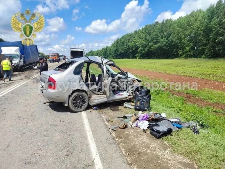 Трое погибших на трассе в Татарстане