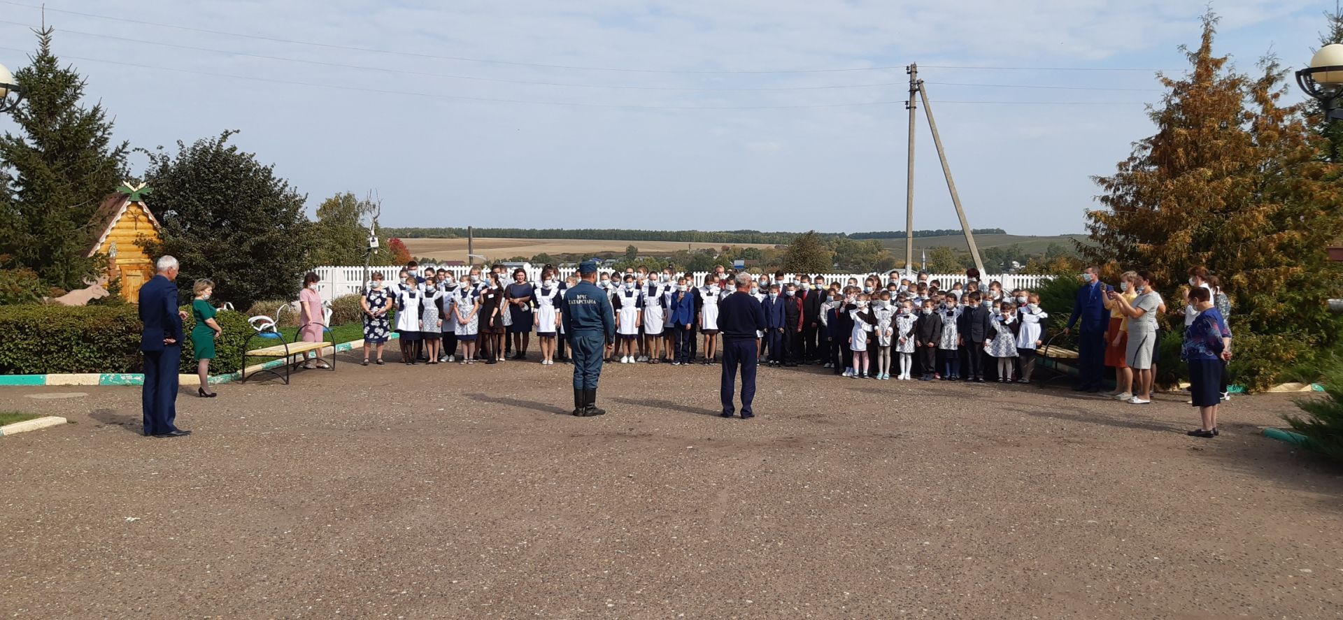 Сегодня в Камско-Устьинском районе эвакуировали школы