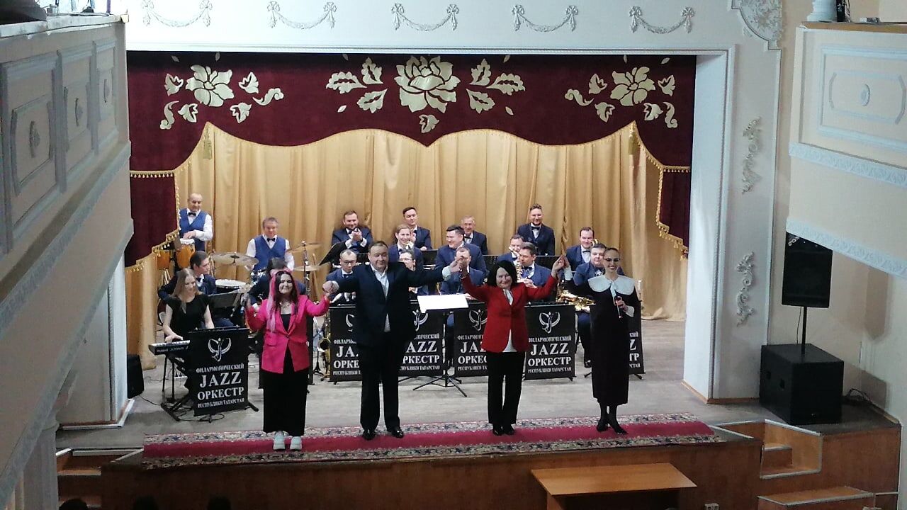 В Камском Устье состоялся концерт филармонического джаз-оркестра РТ