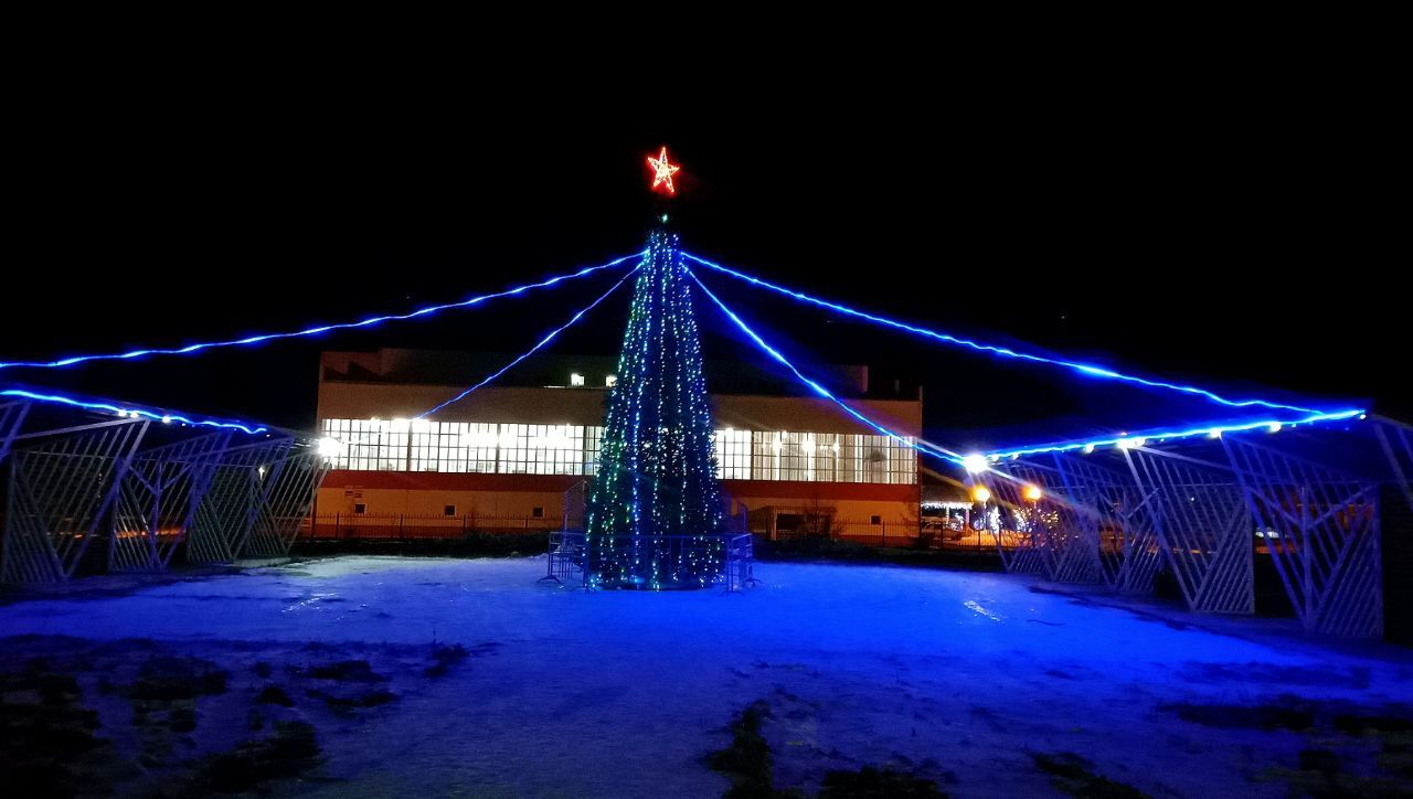 Новогодний дух окутывает Камское Устье