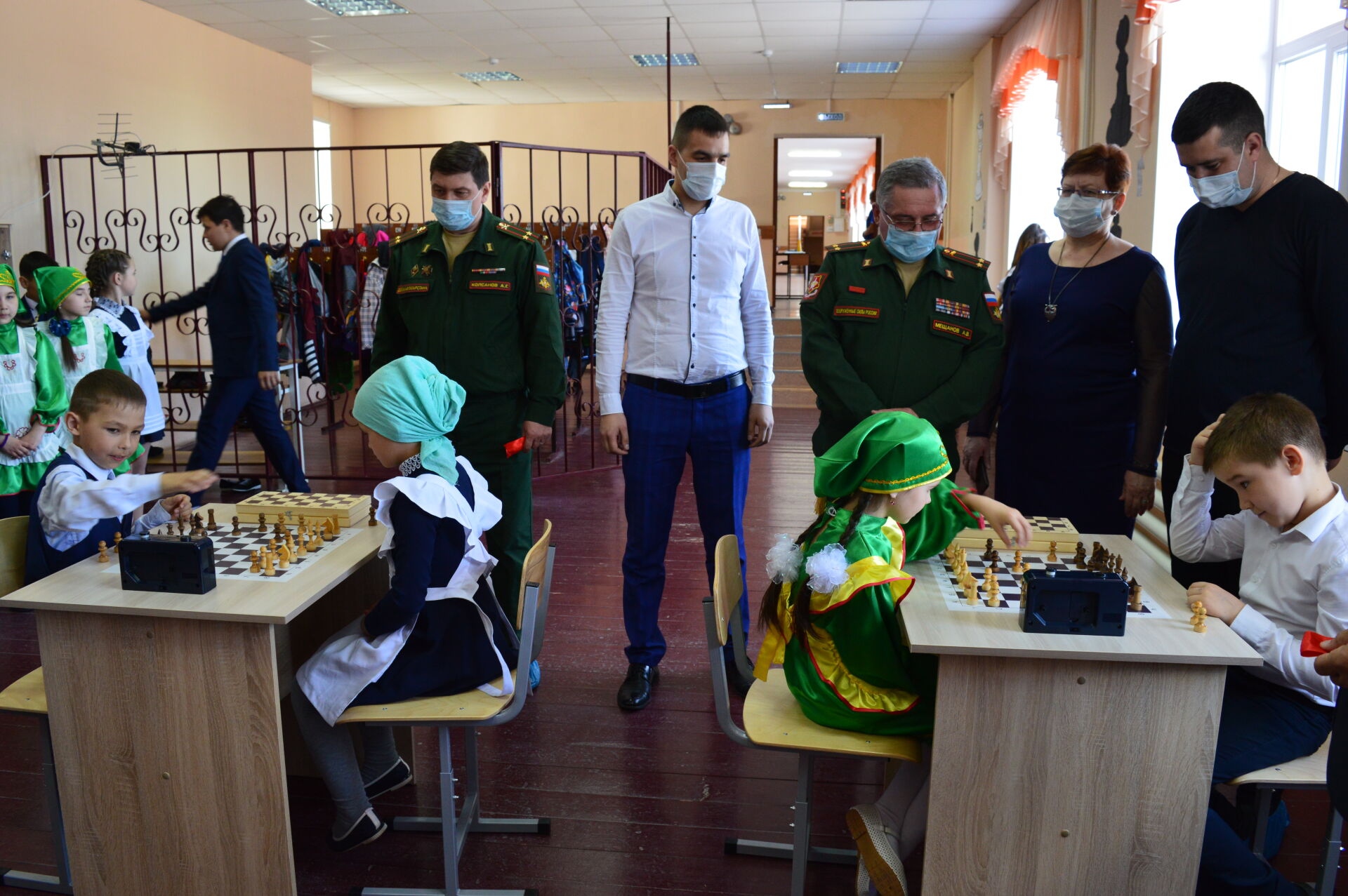 Торжественное открытие шахматной зоны состоялось в Татарской школе