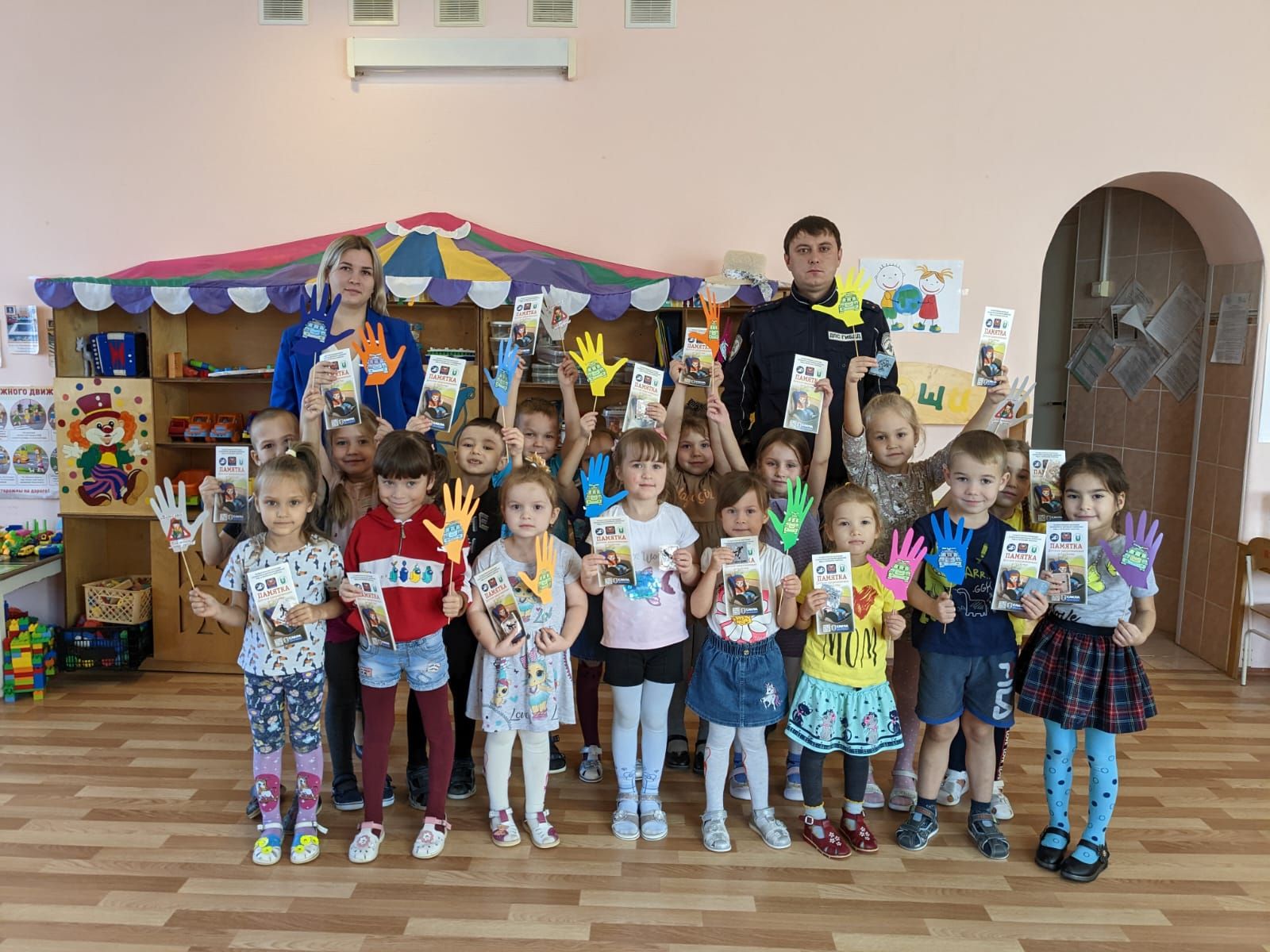 Сотрудники ГИБДД посетили детский сад