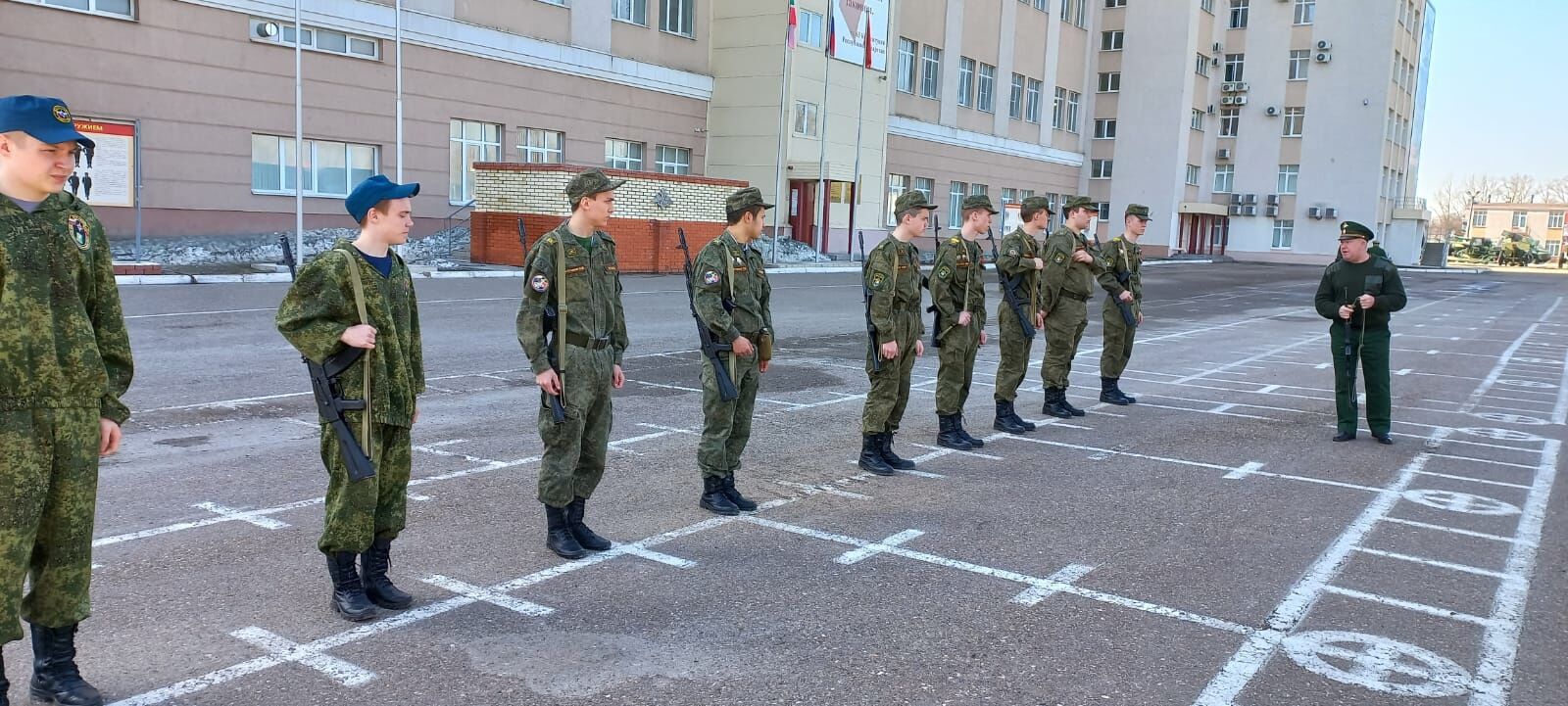 Ученики Камско-Устьинской кадетской школы побывали на военных сборах