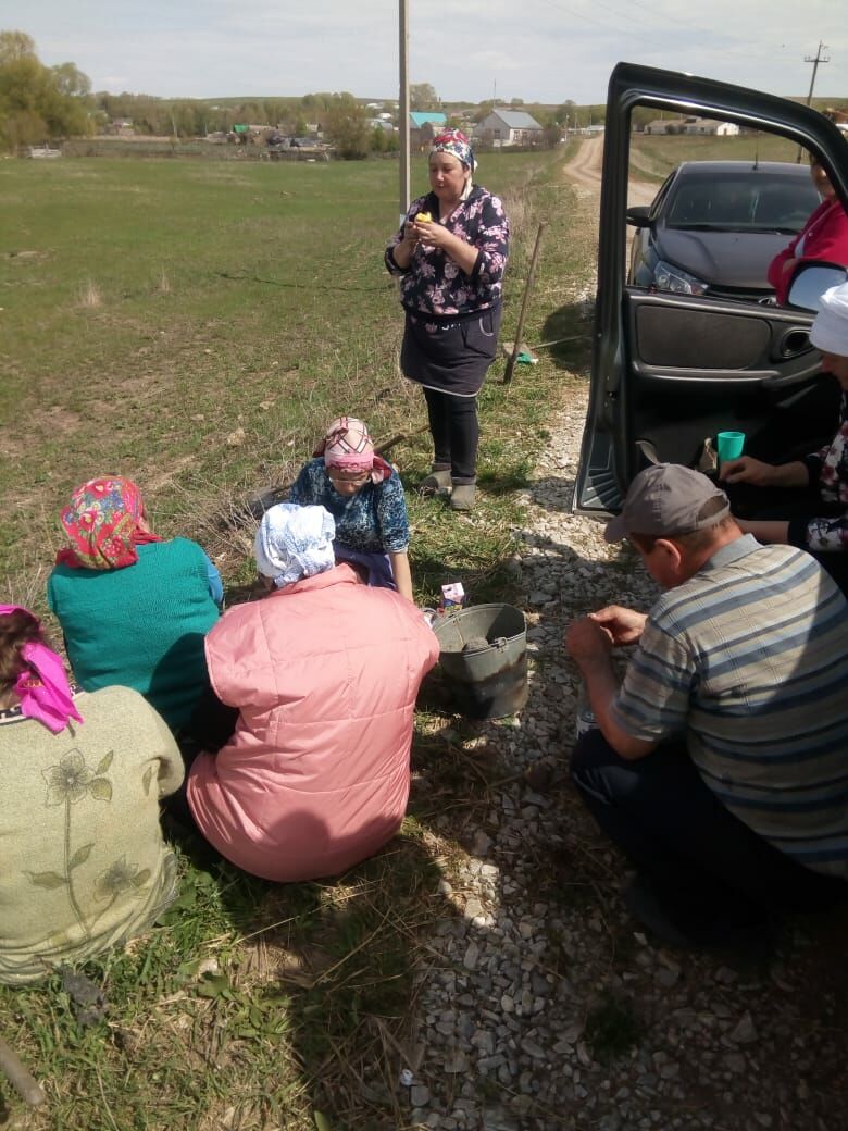 В Камско-Устьинском районе продолжаются субботники по санитарной очистке территорий