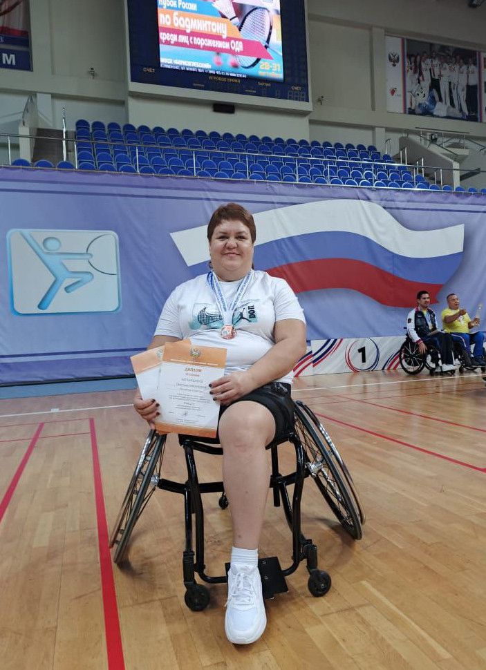 Светлана Никаншина привезла две медали со Всероссийских соревнований