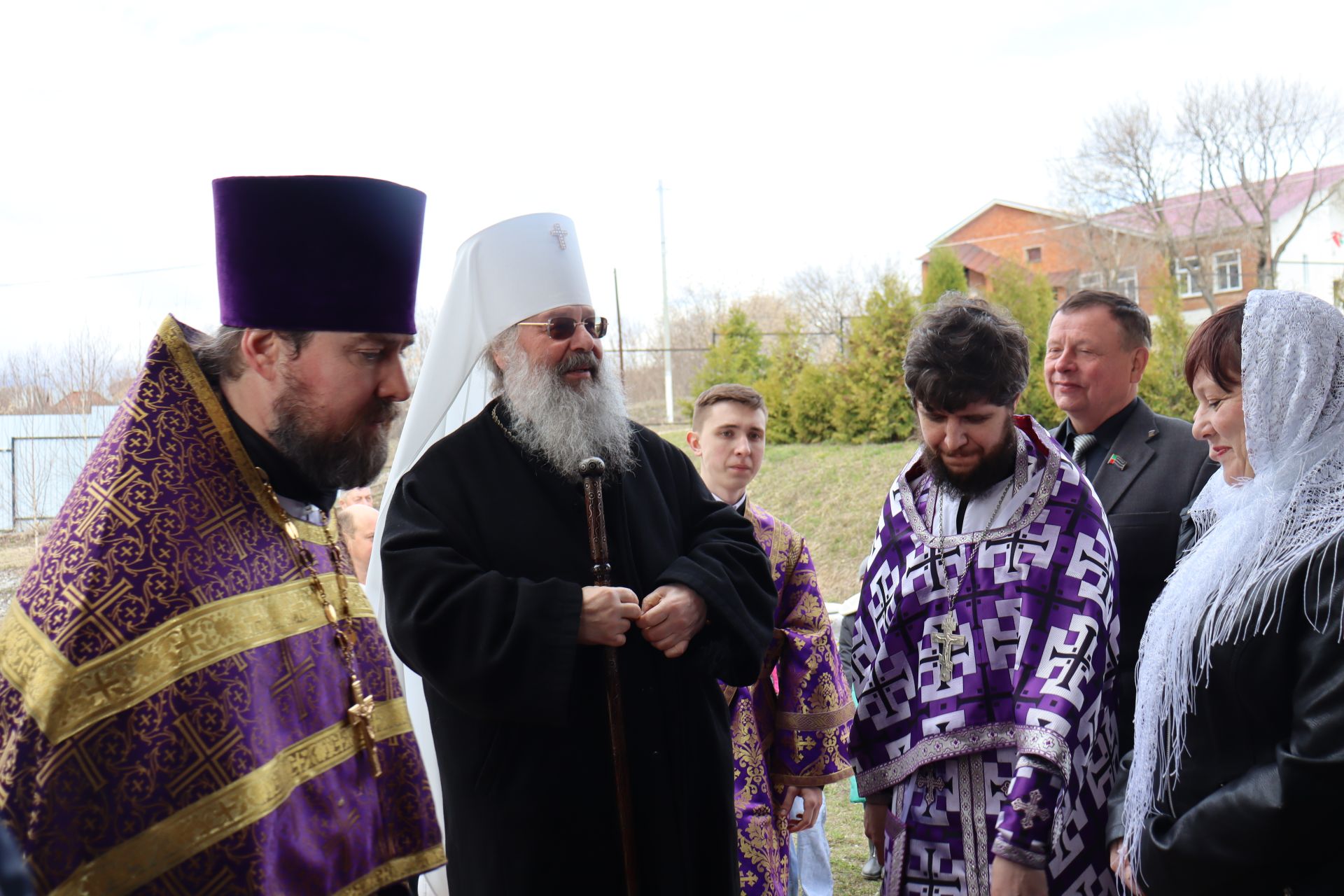 В Красновидовском храме прошла служба