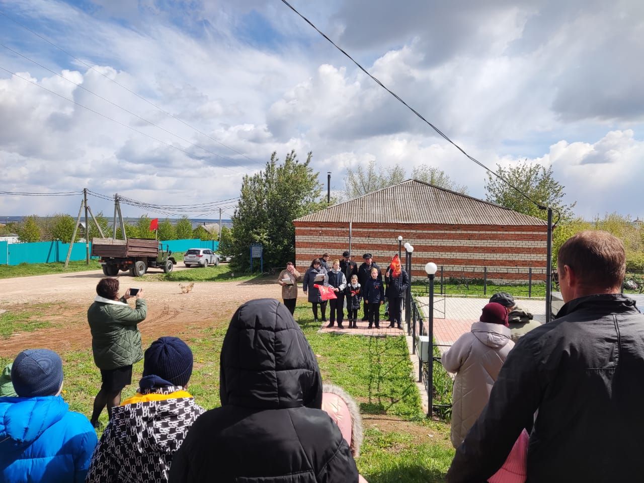 В селах Камско-Устьинского района встретили День Победы