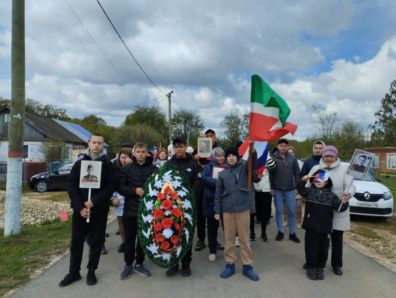 В селах Камско-Устьинского района встретили День Победы