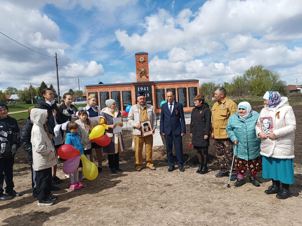 В селах Камско-Устьинского района встретили День Победы