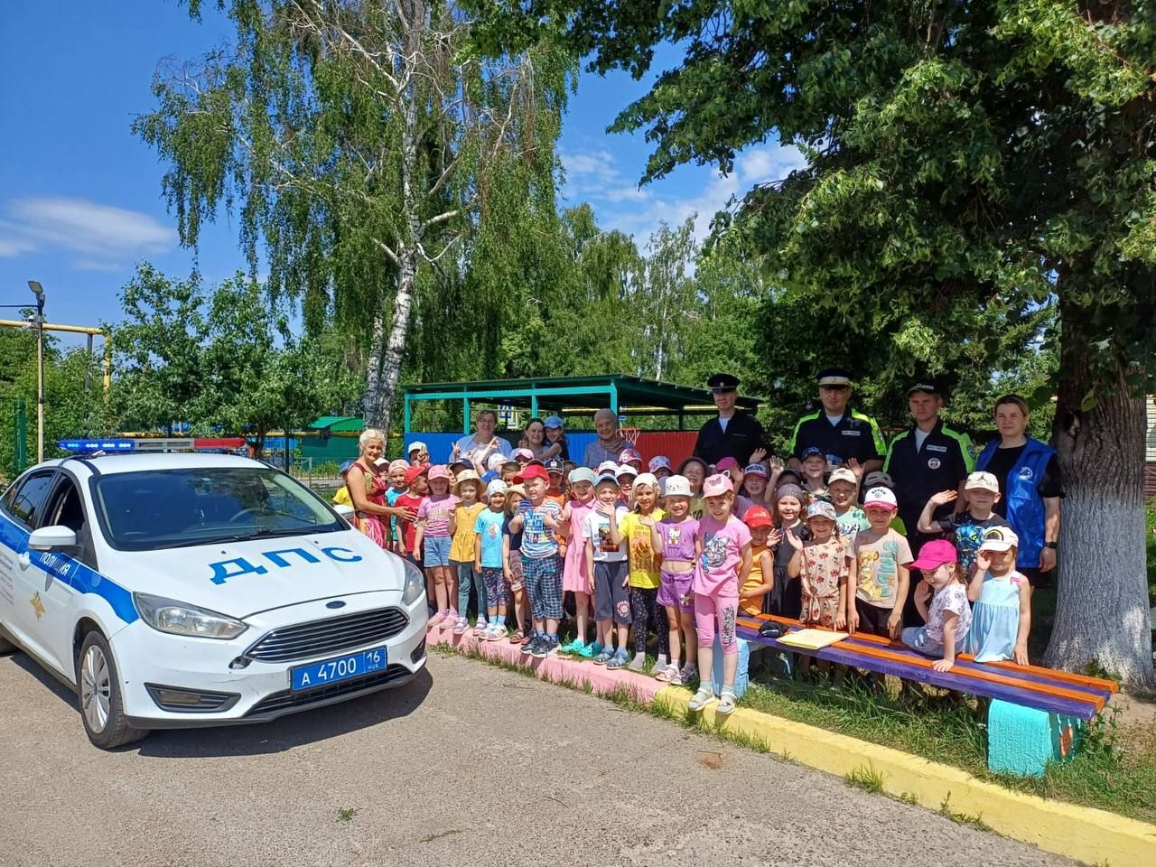 Кто такой полицейский узнали воспитанники детского сада «Радуга»