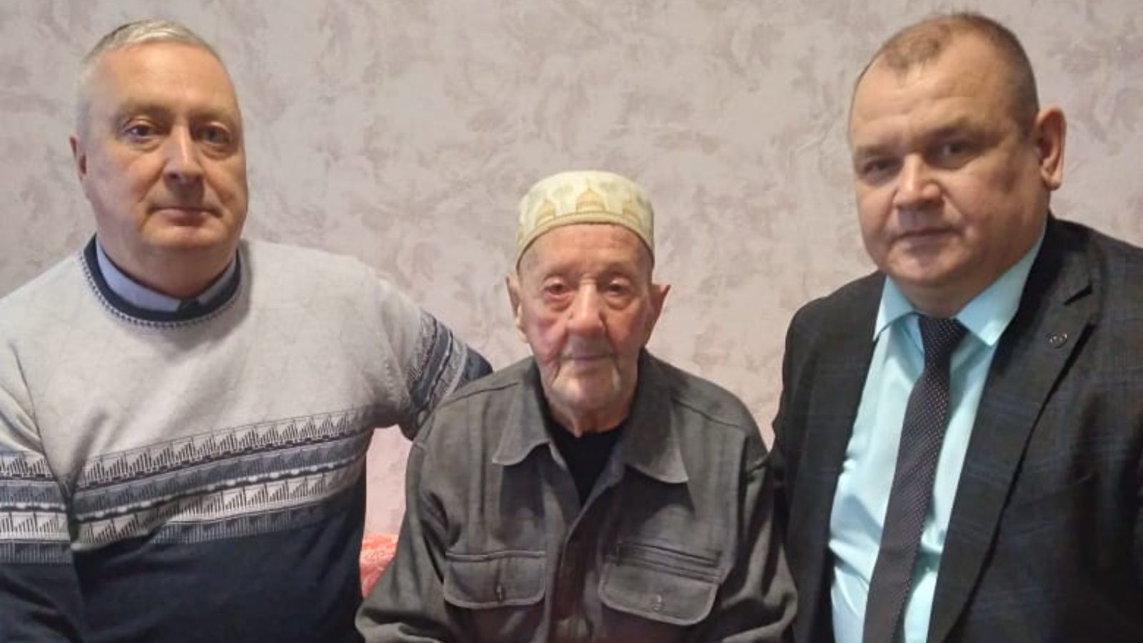 95-летие отметил житель Камско-Устьинского района Бурган Фатыхов