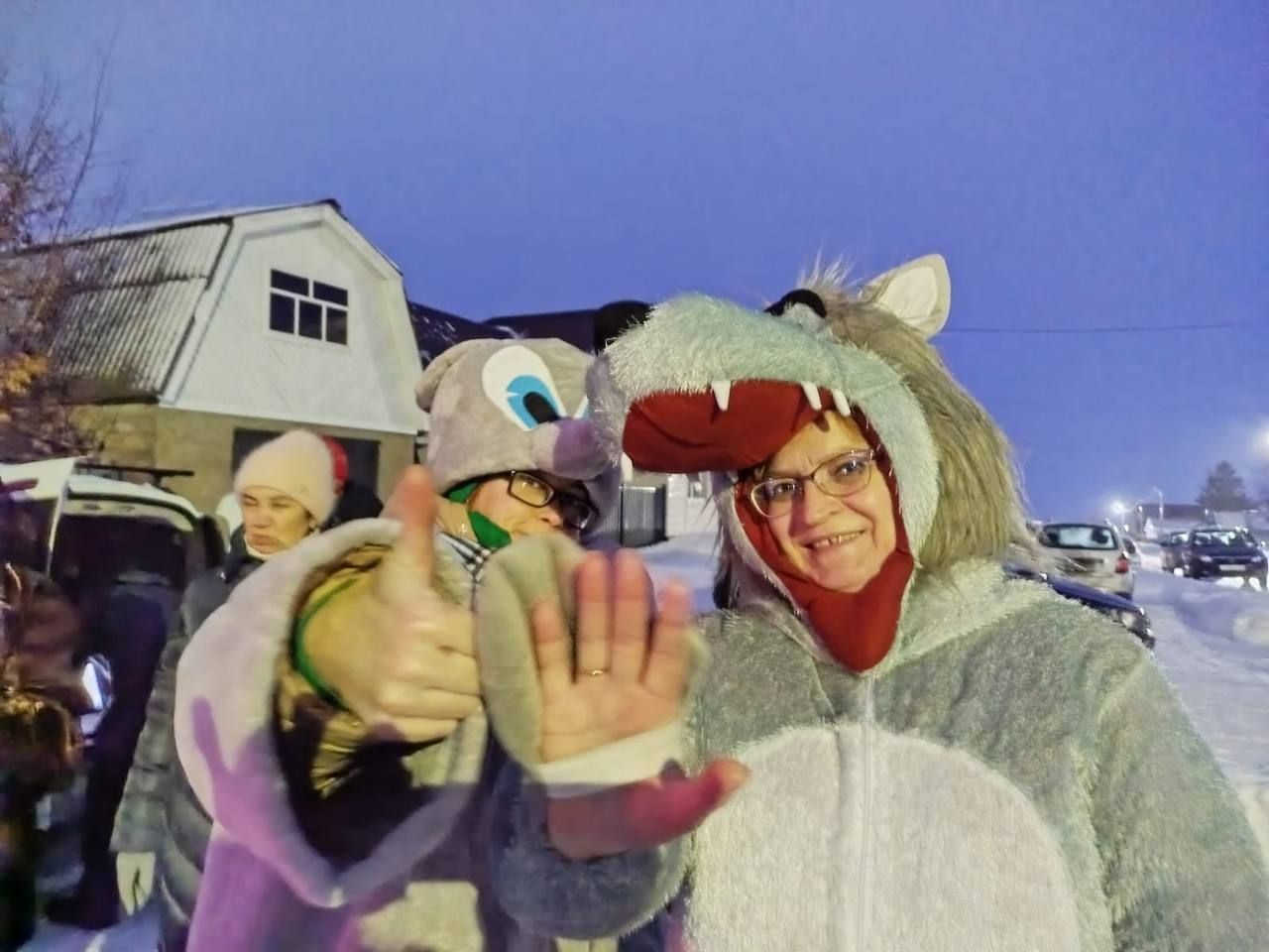 На Южной околице ярко и задорно встретили Новый год