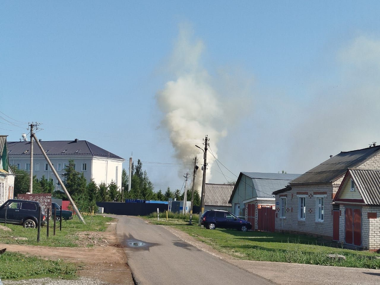 Жители  Южной околицы  проснулись сегодня рано утром