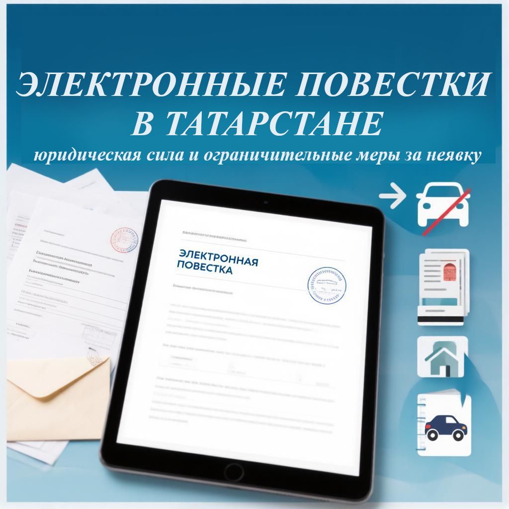 Электронные повестки в Татарстане: что важно знать