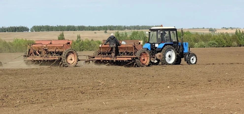 В Камском Устье посевная идет к завершению