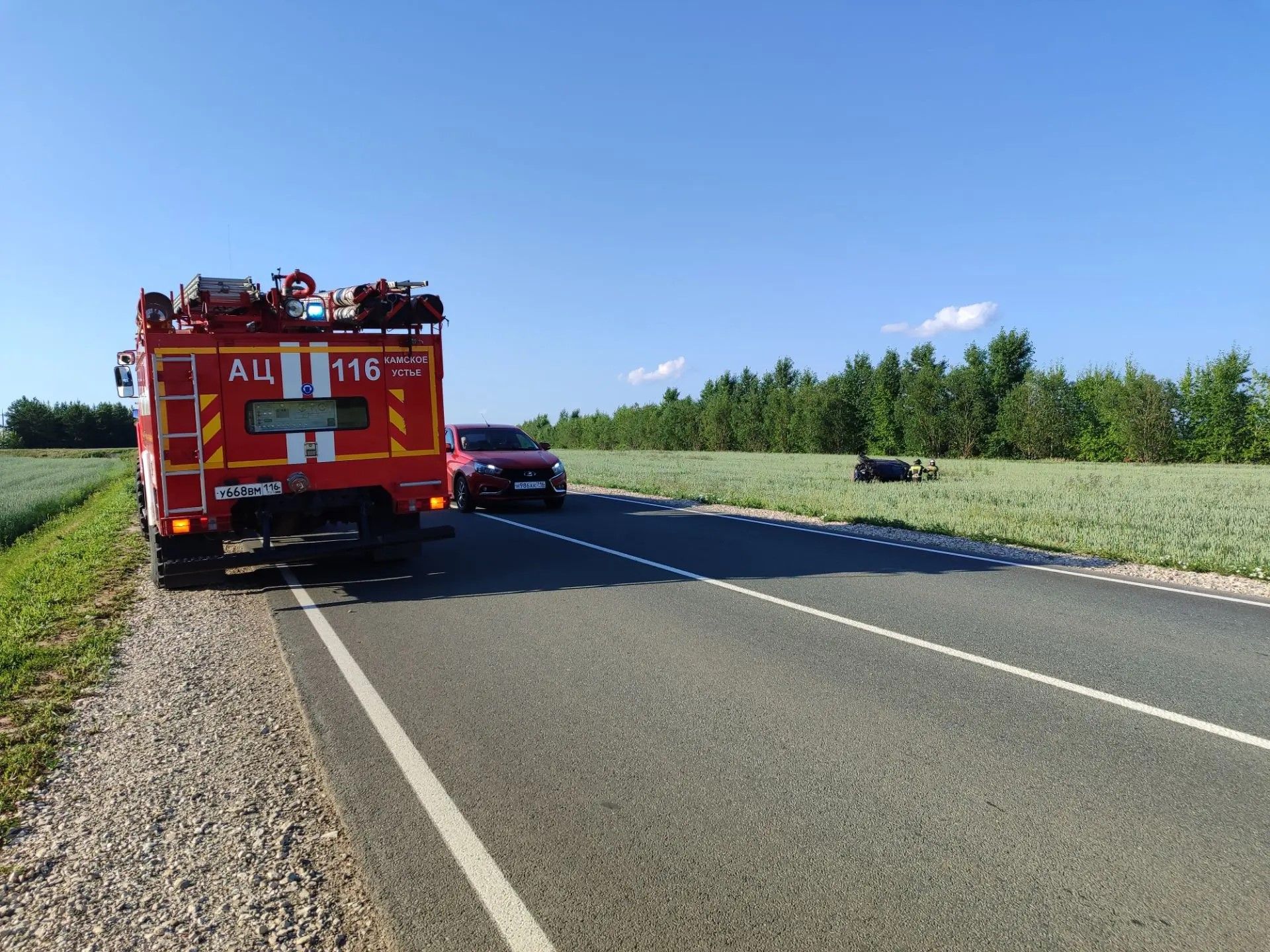 Несовершеннолетний водитель совершил аварию в Камском Устье