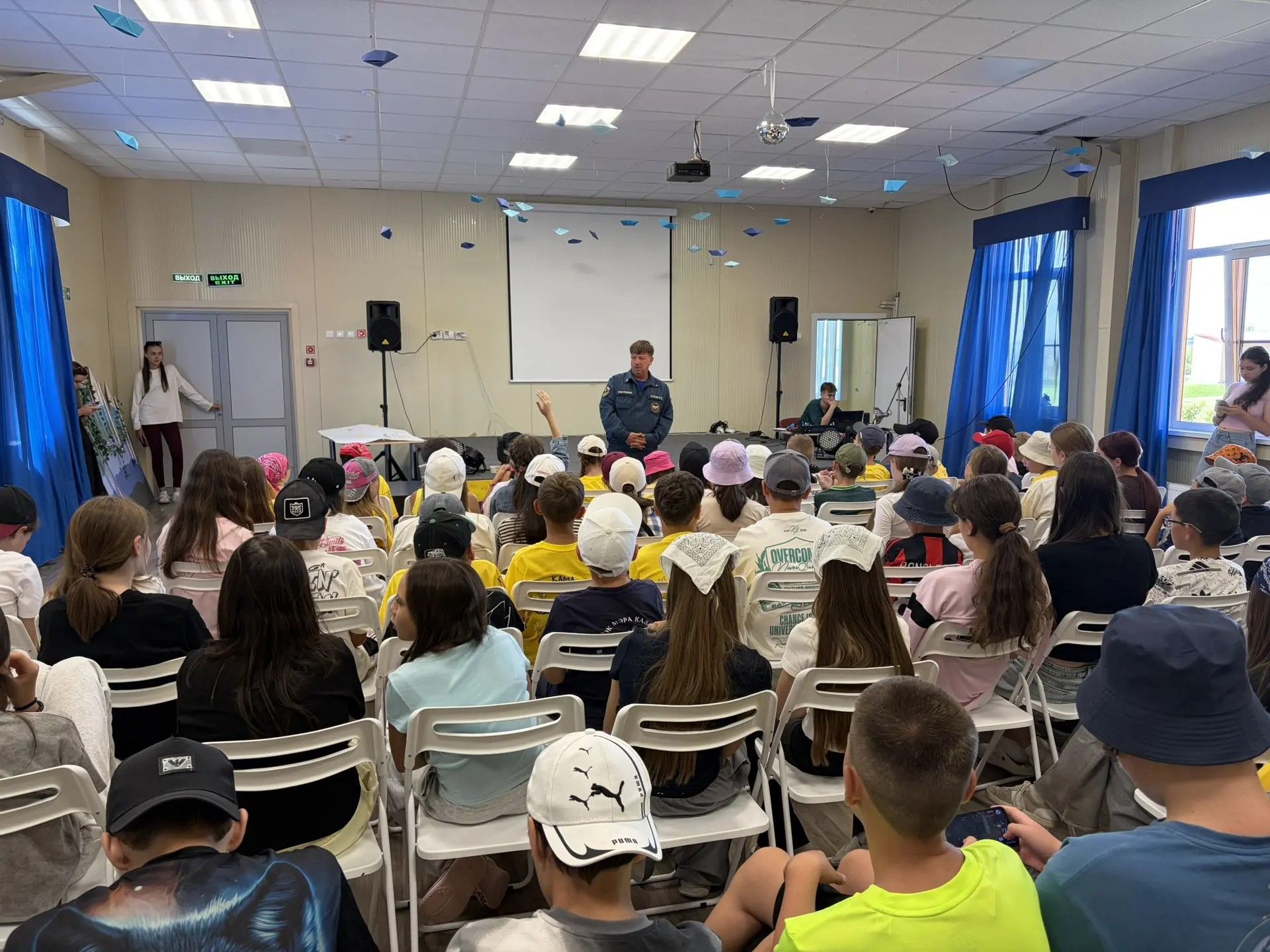 Первый день смены посвящен безопасности