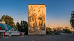 Бабушка, внучка и треугольники: работа татарстанского художника вышла в финал конкурса «ФормАРТ»