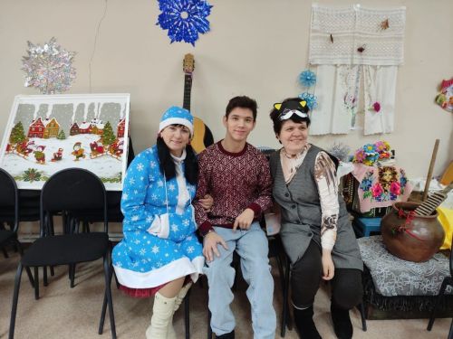 Рождественские встречи с людьми из общества инвалидов