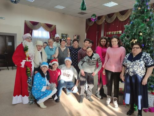Рождественские встречи с людьми из общества инвалидов