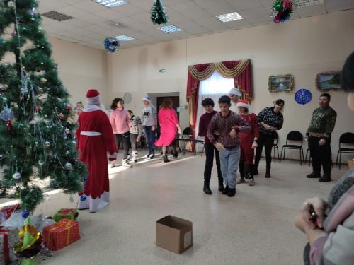 Рождественские встречи с людьми из общества инвалидов