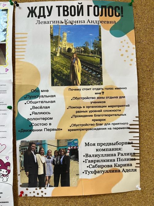 В школах района провели выборы председателя в «Совет Первых»