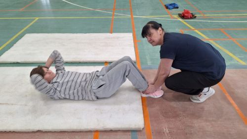 В «Акчарлаке» прошло спортивное мероприятие для камскоустьинцев с ОВЗ