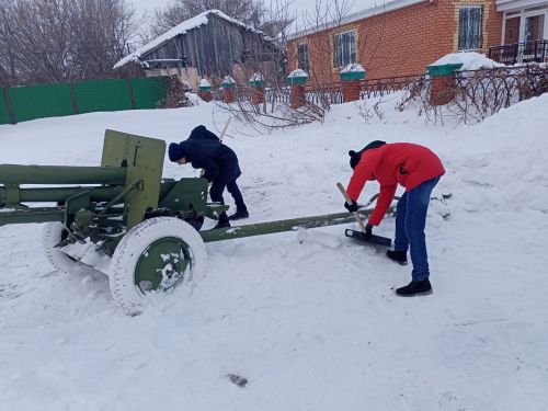 Месячник мужества активно проходит в Татарской школе