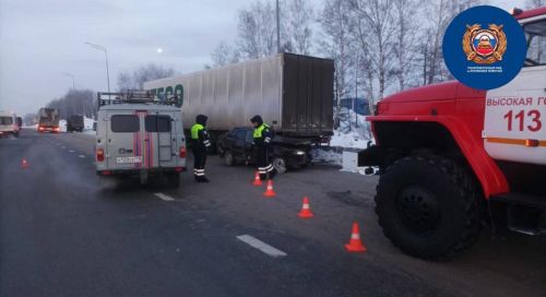 Водитель легкового авто погиб сегодня на трассе М7