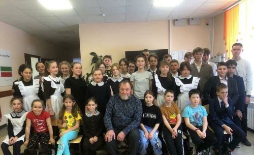Геолог посетил Рудницкую школу