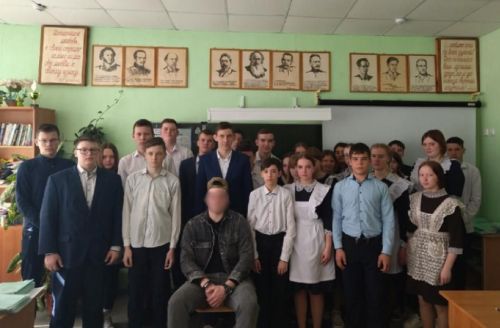 Участники СВО встретились с теньковскими школьниками