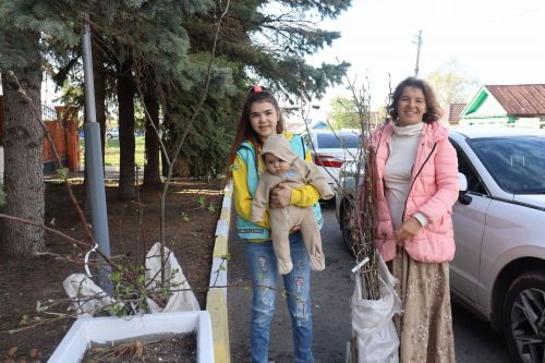 Саженцы для акции предоставили жители Антоновки