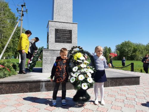 Многие жители пришли на мероприятия ко Дню Победы