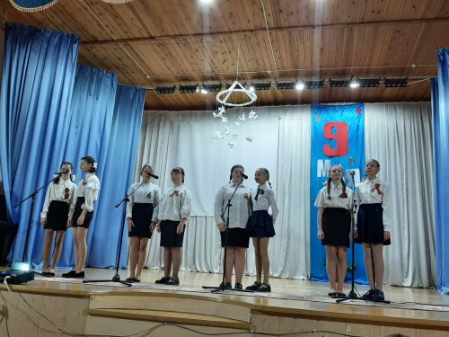 Многие жители пришли на мероприятия ко Дню Победы
