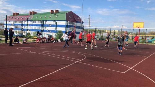В Тенишево прошел уличный волейбол