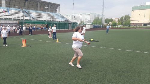 Активисты пожилого возраста продемонстрировали свои силы на спартакиаде