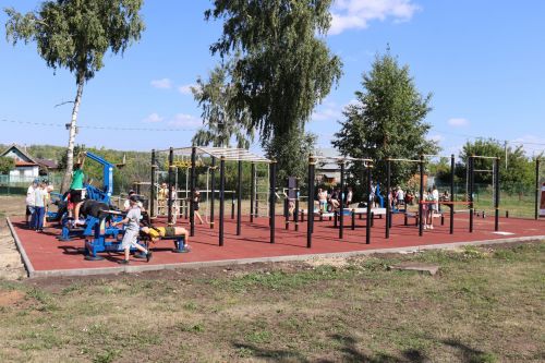 В Теньках открыли площадку для сдачи норм ГТО