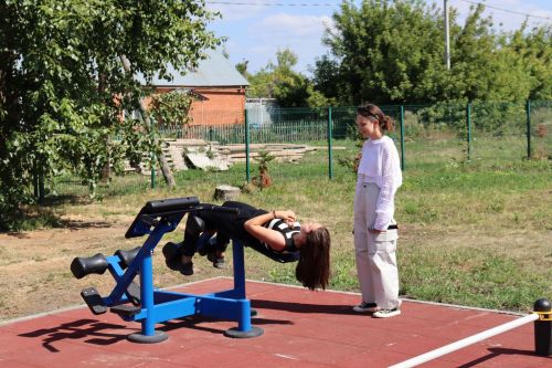 В Теньках открыли площадку для сдачи норм ГТО