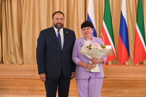 Заслуженную награду получила жительница района