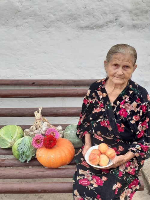 Соцработники помогают пожилым в сборе урожая